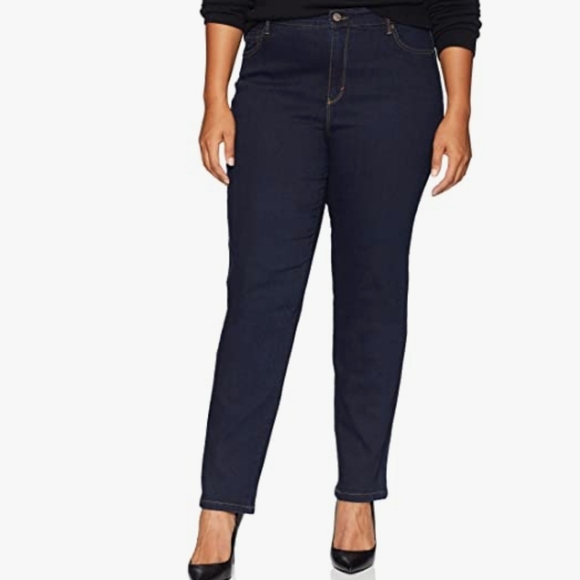 Dark wash jeans Amanda short - Picture 1 of 8